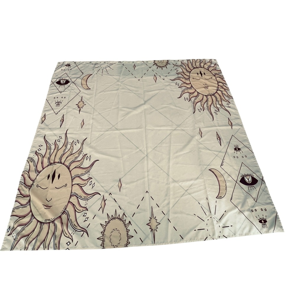 Celestial Sun Moon Tapestry Wall Hanging Dorm Decor Witchy Aesthetic Art‎